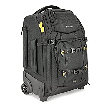【中古】(未当て嵌める･未開封品)VANGUARD キャリーバッグ/巻き御徒面子 ALTA寄せあわせ 21L 14inパソコン納める可 三脚架保持者内蔵 レインカバー付 黒いこと ALTA FLY 49T