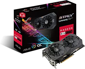【中古】(未当て嵌める･未開封品)ASUS グラフィックゲーム盤 Strix続きもの AMD Radeon RX570積み上げる映像媒体歌留多 ROG-STRIX-RX570-O4G-GAMING