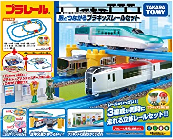 【中古】プラレール 駅とつながるプラキッズレールセット