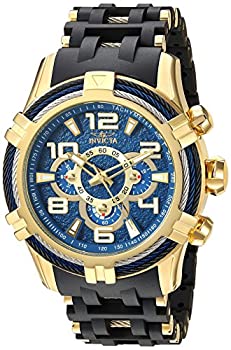 【中古】Invicta Men's Bolt 25556 Black Polyurethane Quartz Diving Watch 40,269円