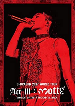 【中古】(未使用･未開封品)G-DRAGON 2017 WORLD TOUR ＜ACT III M.O.T.T.E＞ IN JAPAN(Blu-ray Disc2枚組()スマプラ対応)