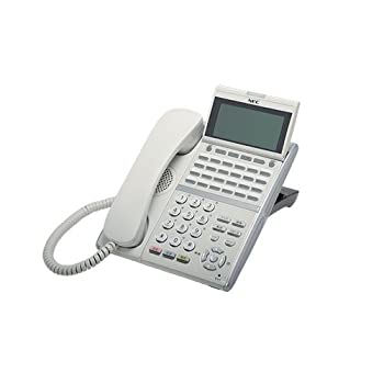 【中古】(未当て嵌める･未開封品)日本電気（NEC） Aspire UX 24名取り草IP多役立つこと電話（白いこと） ITZ-24D-2D(WH)電話機