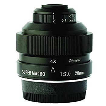 【中古】Zhongyi Mitakon 20?mm F / 2?4.5?Xスーパーマクロレンズfor Fuji Xマウントx-t10?x-pro2?e2 54,106円