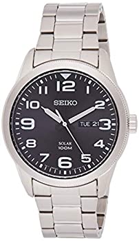 【中古】SEIKO セイコー SOLAR ソーラー ウオッチ メンズ SNE471P1 《逆インポート品》