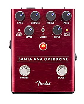 【中古】Fender エフェクター Santa Ana Overdrive Pedal(電池付属なし)