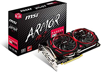 【中古】MSI Radeon RX 580 ARMOR MK II 8G OC グラフィックスボード VD6544|スカイマーケットプラス