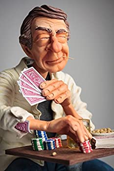 【中古】(未使用･未開封品)Guillermo Forchino 's Mr。Poker Face Poker PlayerコミックStatueギフト