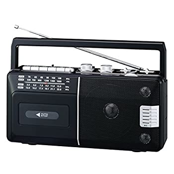 【中古】朝日電器 ラジオ ブラック 個装サイズ:17×33×13cm