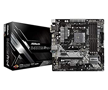 【中古】(未当て嵌める･未開封品)ASRock AMD B450手当て積み上げる Micro ATX お母さんゲーム盤 B450M Pro4