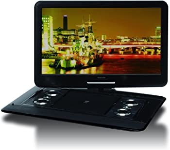 【中古】(未使用･未開封品)GAUDI 15型ワイド ポータブルDVDプレーヤー GPD15B1BK