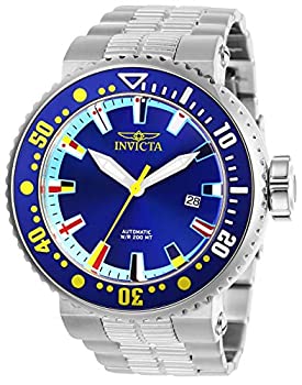 【中古】(未使用･未開封品)Invicta Men's 27664 Pro Diver Automatic 3 Hand Blue Ocean Blue Red White Black Yellow Dial Watch