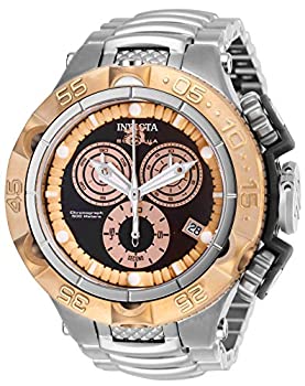 【中古】Invicta Men's 27680 Subaqua Quartz Chronograph Black Rose Gold Dial Watch|スカイマーケットプラス