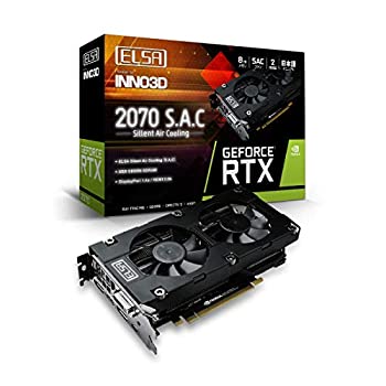 【中古】(未当てはめる･未開封品)ELSA エルザ GeForce RTX 2070 S.A.C グラフィクスゲーム盤 VD6830 GD2070-8GERS