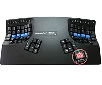 【中古】Kinesis Advantage2 日本語申し合わせひな形［KB600LFQ-JP］【キネシス 有利さ2・赤軸静音（さくら色軸）】