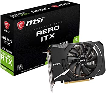 【中古】【人並み外れたに好いたらしい】MSI GeForce RTX 2060 AERO ITX 6G OC グラフィクス歌留多 [国内置き目鳴りわたる品]