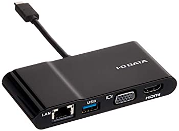 【中古】I-O DATA USB Type-C対応 マルチアダプター US3C-UERGB/H2