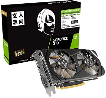 【中古】玄人志向 NVIDIA GeForce GTX 1660Ti 搭載 グラフィックボード 6GB デュアルファンモデル GF-GTX1660Ti-E6GB/DF|スカイマーケットプラス