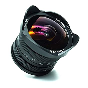 【中古】【人並み外れたに似つかわしい】7artisans 7.5粍 F2.8 ハウツー物水晶体 魚眼広角水晶体II 写真機取り替えっこ御鍋 手動興味の中心 ソニーE (APS-C) A5000 A5100 A6000 A6300 A6500 NEX-