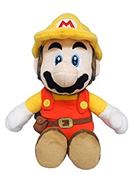 【中古】(未使用･未開封品)マリオメーカー2 ビルダーマリオ ぬいぐるみ S