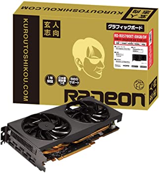 【中古】(未使用･未開封品)玄人志向 AMD Radeon RX5700XT 搭載 グラフィックボード GDDR6 オリジナルファンモデル RD-RX5700XT-E8GB/DF