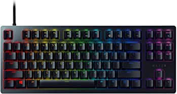 【中古】(未使用･未開封品)Razer ゲーミングキーボード Huntsman Tournament Edition Linear Optical Switch 英語US配列 超高速1.0mm作動 リニア触感 テンキーレス【日本正
