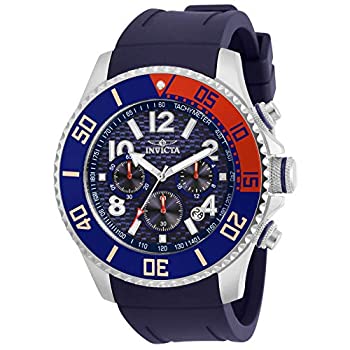 【中古】Invicta 30958 Men's Pro Diver Blue Dial Rubber Strap Chrono Watch