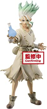 【中古】【非常に良い】バンプレスト Dr.STONE FIGURE of STONE WORLD 進化の科学 石神千空 約18cm フィギュア画像