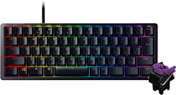【中古】【非常に良い】Razer Huntsman Mini JP 小型 ゲーミングキーボード Clicky Optical Switch 日本語 JP配列 60%レイアウト 光学スイッチ 超高速1.5mm作動 クリッ