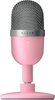 【中古】(未使用･未開封品)Razer Seiren Mini コンデンサーマイク 超コンパクト設計 ゲーミングマイク USB マイク 配信用 単一指向性 クリアサウンド Quartz Pink【日本正