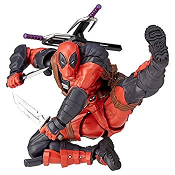 【中古】海洋堂 figure complex AMAZING YAMAGUCHI Deadpool ver.2.0 デッドプール ver.2.0 約170mm ABS&PVC製 塗装済みアクションフィギュア リボルテッ