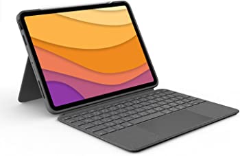 【中古】(未当て嵌める･未開封品)ロジクール Logicool iPad Air 10.9in 第5時人 第4時人 相応う 貨物自動車パッド付き添い人 鍵盤一体型容れもの Combo Touch iK1095GRA 日本語手当たり