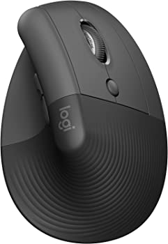 【中古】【非常に良い】ロジクール ワイヤレス 縦型 静音 エルゴノミック マウス LIFT M800GR Logi Bolt Bluetooth Unifying非対応 smartwheel ワイヤレスマウス 無線 w