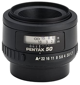 【中古】Pentax SMCP-FA 50mm f/1.7 レンズ。