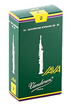 【中古】(未使用・未開封品)バンドーレン ソプラノサクソフォンリード ジャバ(JAVA) 硬さ:2 (10枚入)