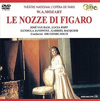 【中古】【非常に良い】モーツァルト「フィガロの結婚」全4幕 [DVD] ポップ(ルチア), ショルティ(ゲオルグ), パリ・オペラ座管弦楽団