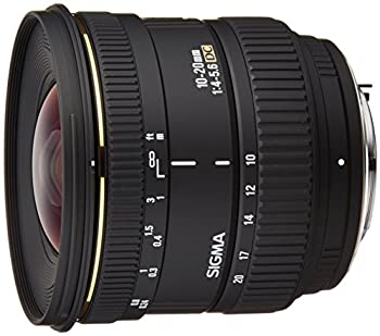 【中古】【非常に良い】SIGMA 超広角ズームレンズ 10-20mm F4-5.6 EX DC ペンタックス用 APS-C専用 201609