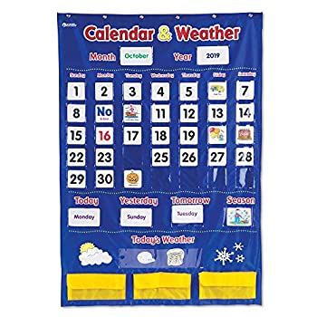 【中古】(未使用･未開封品)ラーニングリソーシズ 壁掛け ポケットチャート 英語 カレンダー&天気 LER2418 正規品