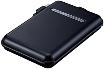 【中古】【非常に良い】BUFFALO TurboUSB/耐衝撃/巻きピタケーブル収納 USB2.0用 ポータブルHDD 320GB ブラック HD-PF320U2-BK
