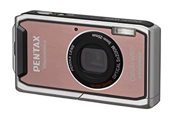 【中古】【人並み外れたに好いたらしい】Pentax Optio w60?10 MP雨合羽デジタル写真機with 5 x光学望遠レンズと2.5inLCD (サクラ色)