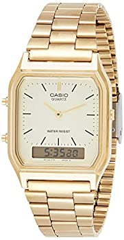 【中古】(未使用･未開封品)CASIO ANA-DIGI カシオ アナデジ ゴールド AQ-230GA-9　【逆輸入品】