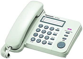 【中古】(未当て嵌める･未開封品)パナソニック ひな型電話機  VE-F04-W