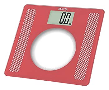 【中古】(未使用･未開封品)タニタ デジタルヘルスメーター HD-381-RD(レッド) 本体を軽く叩くと電源ON