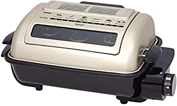 【中古】(未使用･未開封品)[山善] ワイドグリル フィッシュロースター 魚焼きグリル ゴールド NFR-1100 G