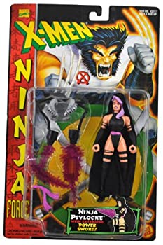 【中古】【非常に良い】Marvel Comics Year 1996 X-MEN Ninja Force Series 5-1/2 Inch Tall Action Figure - NINJA PSYLOCKE with Removable Cape and画像
