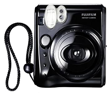 【中古】FUJIFILM インスタントカメラ チェキ instax mini 50S ピアノブラック INS MINI 50S BL|スカイマーケットプラス