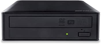 【中古】BUFFALO 24倍速 アップスケーリング対応 USB2.0用 外付けDVDドライブ DVSM-24U2