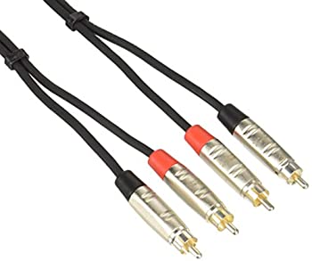 【中古】(未使用･未開封品)Hosa HRR-100X2 30m 両側RCAピン×2 オーディオケーブル