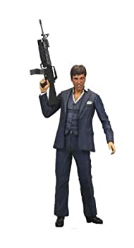 【中古】(未使用・未開封品)スカーフェイス/ トニー・モンタナ アクションフィギュア/ブルー スーツ|スカイマーケットプラス
