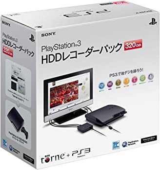 【中古】PlayStation3 HDDリコーダー容器に並べる 320GB 濃灰色・黒いこと (CEJH-10017)