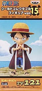 【中古】【非常に良い】ワンピース ワールドコレクタブルフィギュア TV版 vol.15 TV121 ルフィ （プライズ）
